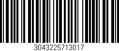 Código de barras (EAN, GTIN, SKU, ISBN): '3043225713017'