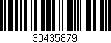 Código de barras (EAN, GTIN, SKU, ISBN): '30435879'