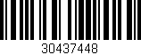 Código de barras (EAN, GTIN, SKU, ISBN): '30437448'