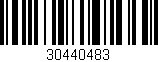 Código de barras (EAN, GTIN, SKU, ISBN): '30440483'