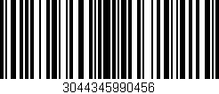 Código de barras (EAN, GTIN, SKU, ISBN): '3044345990456'