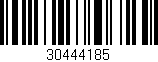 Código de barras (EAN, GTIN, SKU, ISBN): '30444185'