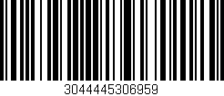 Código de barras (EAN, GTIN, SKU, ISBN): '3044445306959'