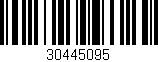 Código de barras (EAN, GTIN, SKU, ISBN): '30445095'