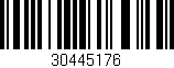 Código de barras (EAN, GTIN, SKU, ISBN): '30445176'