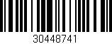 Código de barras (EAN, GTIN, SKU, ISBN): '30448741'