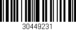 Código de barras (EAN, GTIN, SKU, ISBN): '30449231'