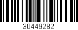 Código de barras (EAN, GTIN, SKU, ISBN): '30449282'