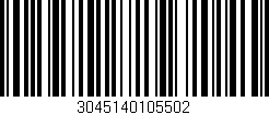 Código de barras (EAN, GTIN, SKU, ISBN): '3045140105502'