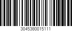 Código de barras (EAN, GTIN, SKU, ISBN): '3045380015111'
