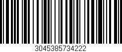 Código de barras (EAN, GTIN, SKU, ISBN): '3045385734222'