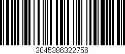 Código de barras (EAN, GTIN, SKU, ISBN): '3045386322756'