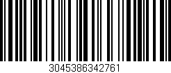Código de barras (EAN, GTIN, SKU, ISBN): '3045386342761'