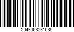 Código de barras (EAN, GTIN, SKU, ISBN): '3045386361069'