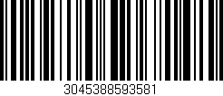 Código de barras (EAN, GTIN, SKU, ISBN): '3045388593581'