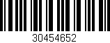Código de barras (EAN, GTIN, SKU, ISBN): '30454652'