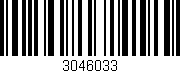 Código de barras (EAN, GTIN, SKU, ISBN): '3046033'