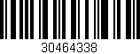 Código de barras (EAN, GTIN, SKU, ISBN): '30464338'