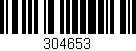 Código de barras (EAN, GTIN, SKU, ISBN): '304653'