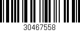 Código de barras (EAN, GTIN, SKU, ISBN): '30467558'