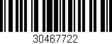 Código de barras (EAN, GTIN, SKU, ISBN): '30467722'