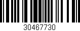 Código de barras (EAN, GTIN, SKU, ISBN): '30467730'
