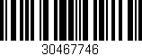 Código de barras (EAN, GTIN, SKU, ISBN): '30467746'
