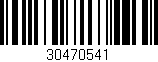 Código de barras (EAN, GTIN, SKU, ISBN): '30470541'