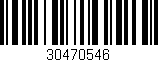 Código de barras (EAN, GTIN, SKU, ISBN): '30470546'