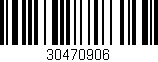 Código de barras (EAN, GTIN, SKU, ISBN): '30470906'