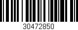 Código de barras (EAN, GTIN, SKU, ISBN): '30472850'
