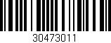 Código de barras (EAN, GTIN, SKU, ISBN): '30473011'