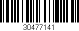 Código de barras (EAN, GTIN, SKU, ISBN): '30477141'