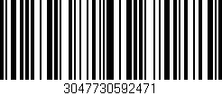 Código de barras (EAN, GTIN, SKU, ISBN): '3047730592471'