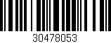 Código de barras (EAN, GTIN, SKU, ISBN): '30478053'
