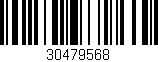 Código de barras (EAN, GTIN, SKU, ISBN): '30479568'