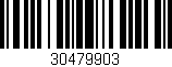 Código de barras (EAN, GTIN, SKU, ISBN): '30479903'