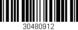 Código de barras (EAN, GTIN, SKU, ISBN): '30480912'