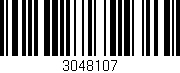 Código de barras (EAN, GTIN, SKU, ISBN): '3048107'
