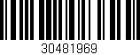 Código de barras (EAN, GTIN, SKU, ISBN): '30481969'