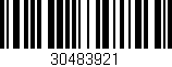 Código de barras (EAN, GTIN, SKU, ISBN): '30483921'