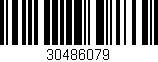 Código de barras (EAN, GTIN, SKU, ISBN): '30486079'