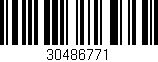 Código de barras (EAN, GTIN, SKU, ISBN): '30486771'