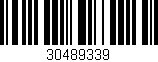 Código de barras (EAN, GTIN, SKU, ISBN): '30489339'