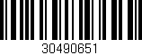 Código de barras (EAN, GTIN, SKU, ISBN): '30490651'