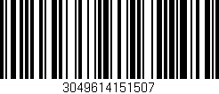 Código de barras (EAN, GTIN, SKU, ISBN): '3049614151507'