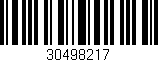Código de barras (EAN, GTIN, SKU, ISBN): '30498217'
