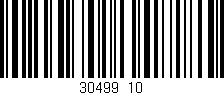 Código de barras (EAN, GTIN, SKU, ISBN): '30499/10'