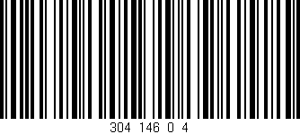 Código de barras (EAN, GTIN, SKU, ISBN): '304_146_0_4'