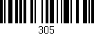 Código de barras (EAN, GTIN, SKU, ISBN): '305'